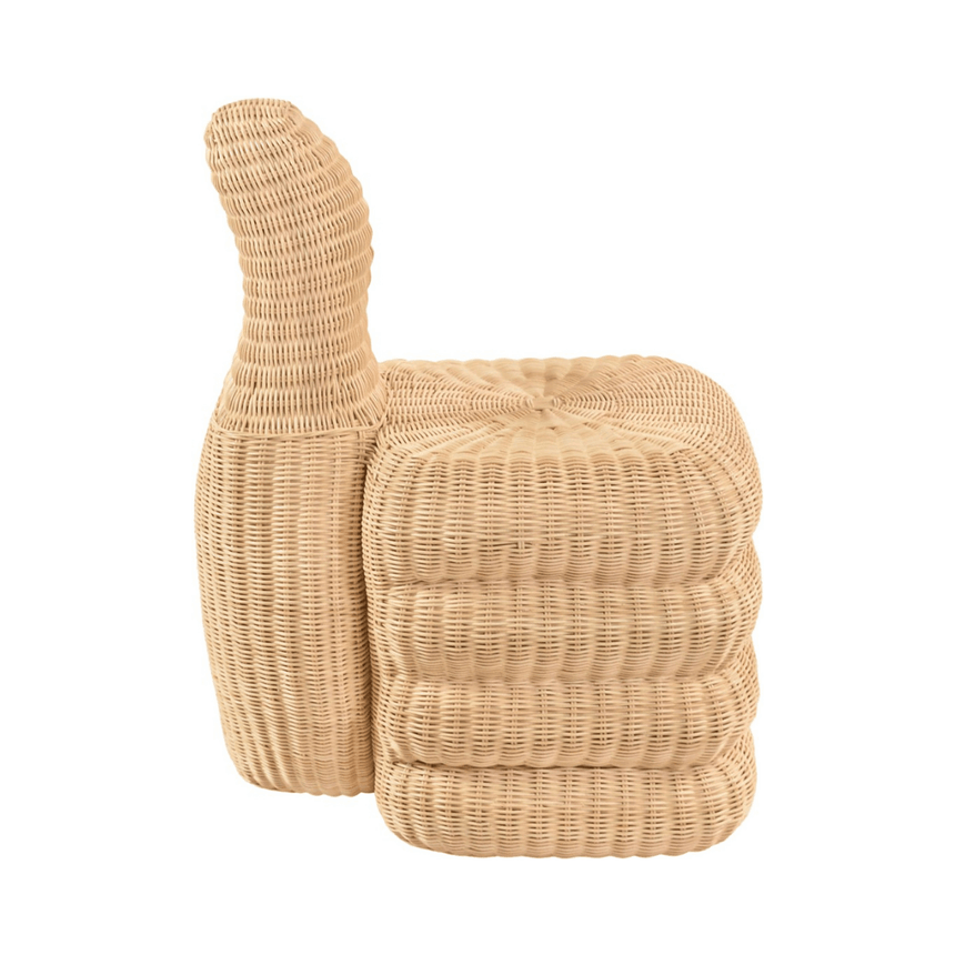 Thumbs Up rattan ülőke
