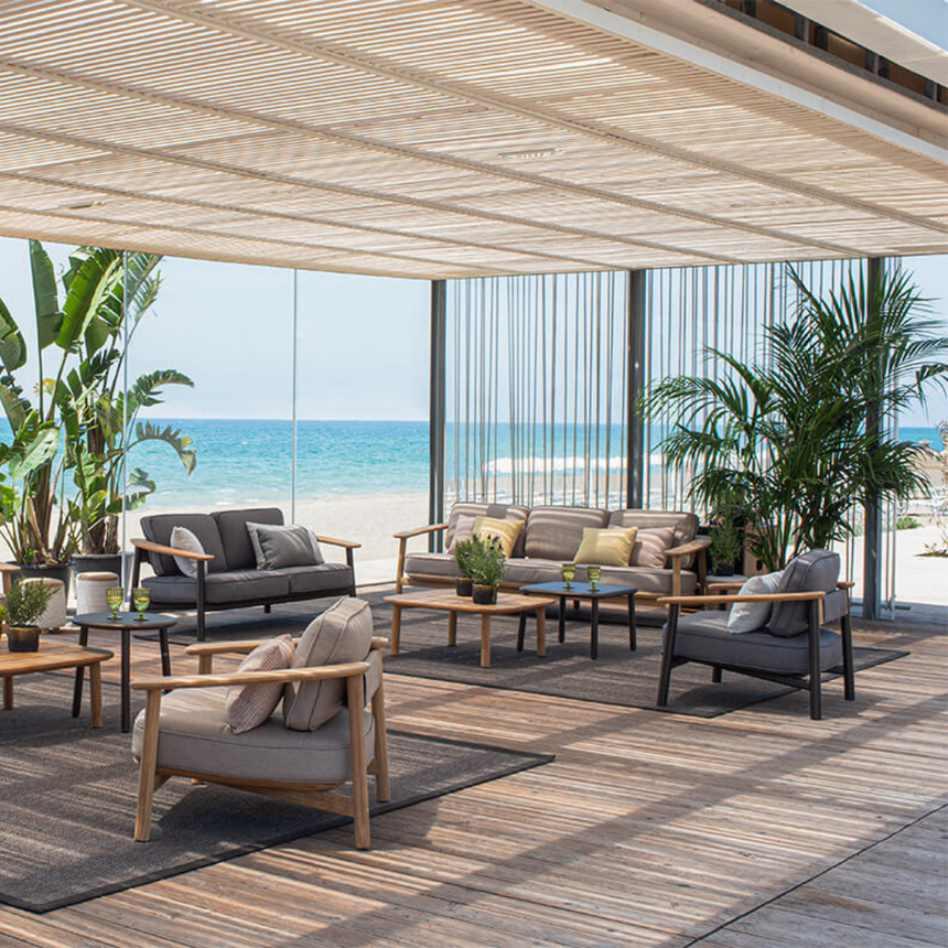 Twins szövet kerti kanapé