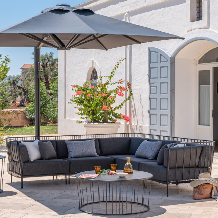 Cannolè szövet kerti moduláris kanapé