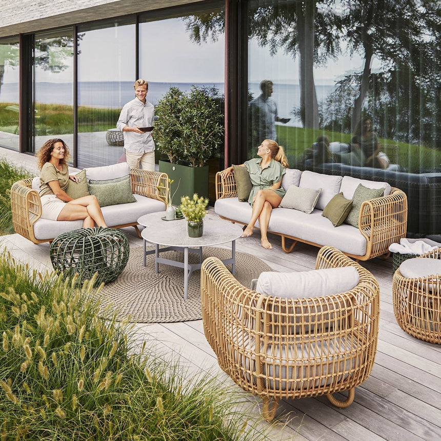 Nest 3 személyes szövet kerti kanapé