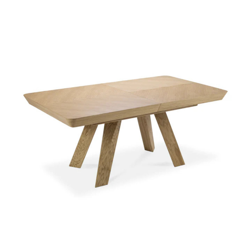 Sally extendable wooden dining table