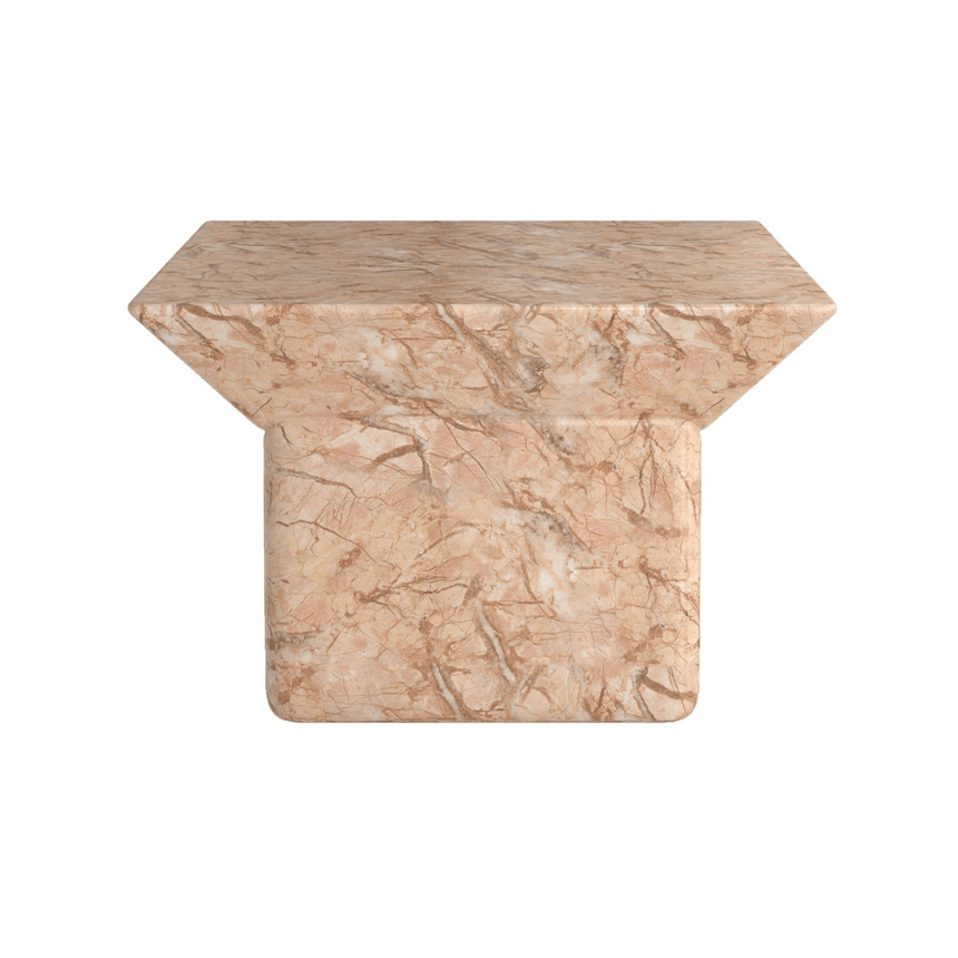 Prism marble-effect coffee table