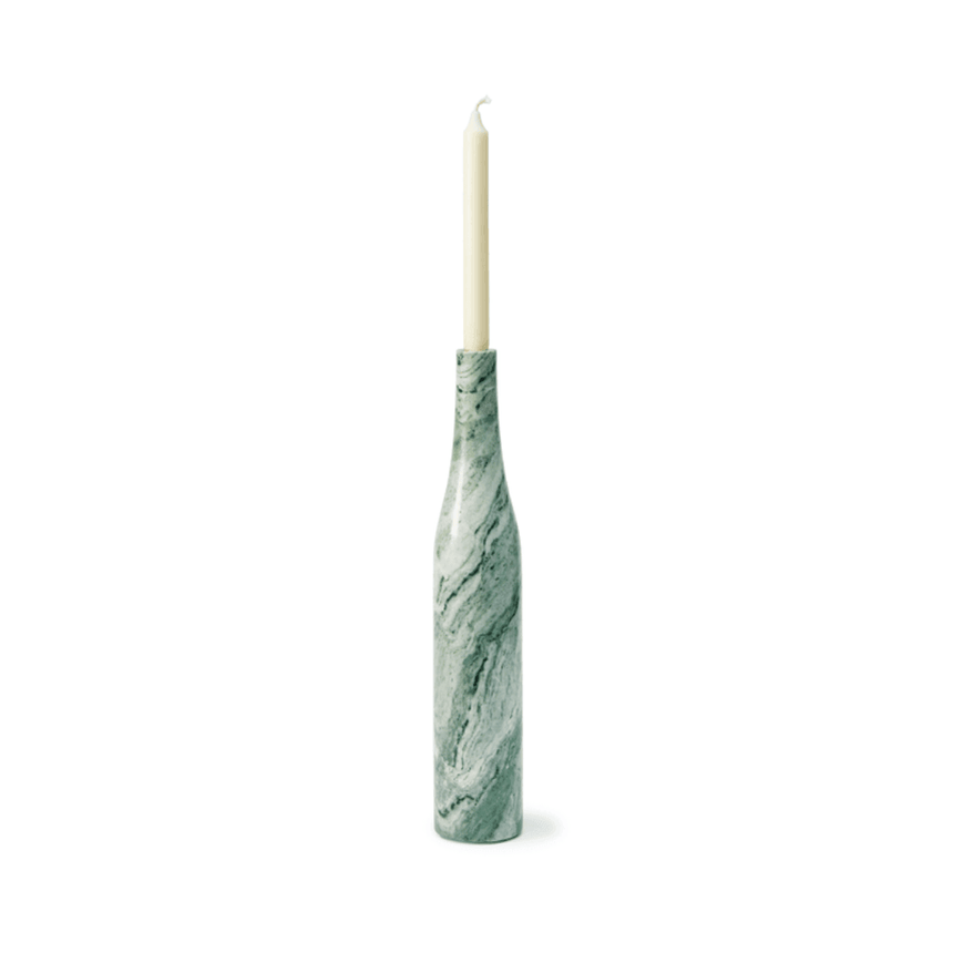 Heritage Bottle marble candle holder