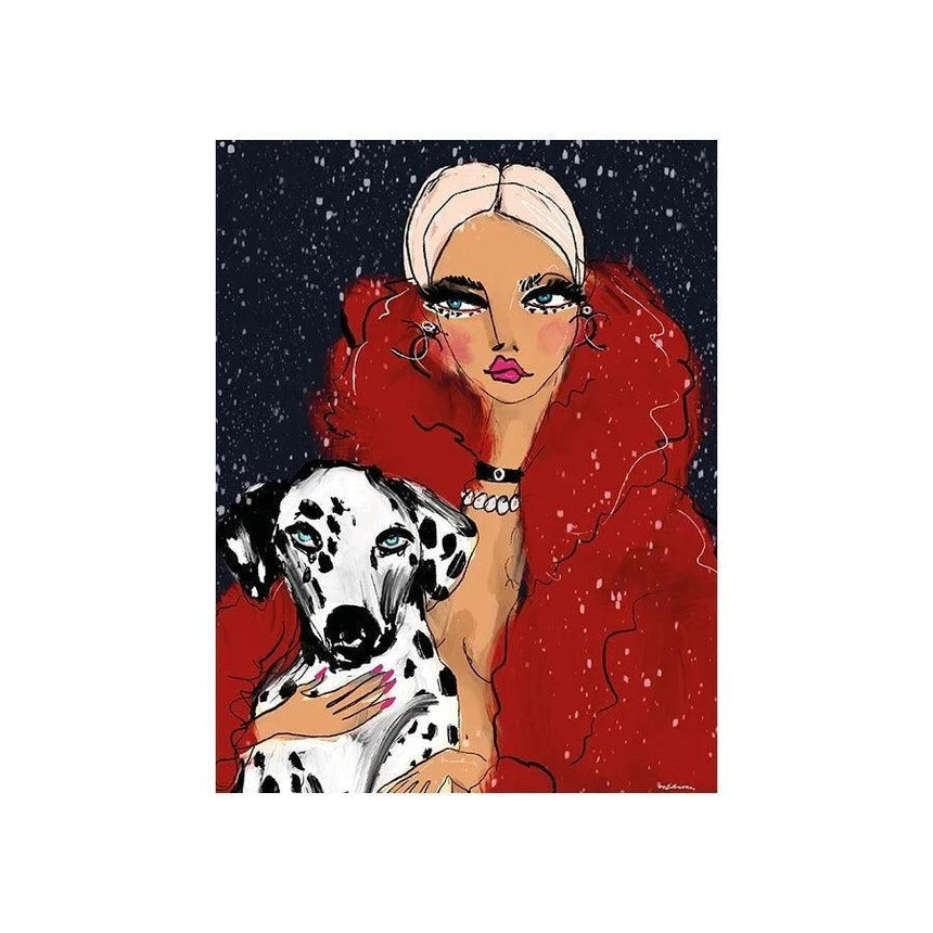 Dotted Doggy dizájn vászonkép - Dutch Home