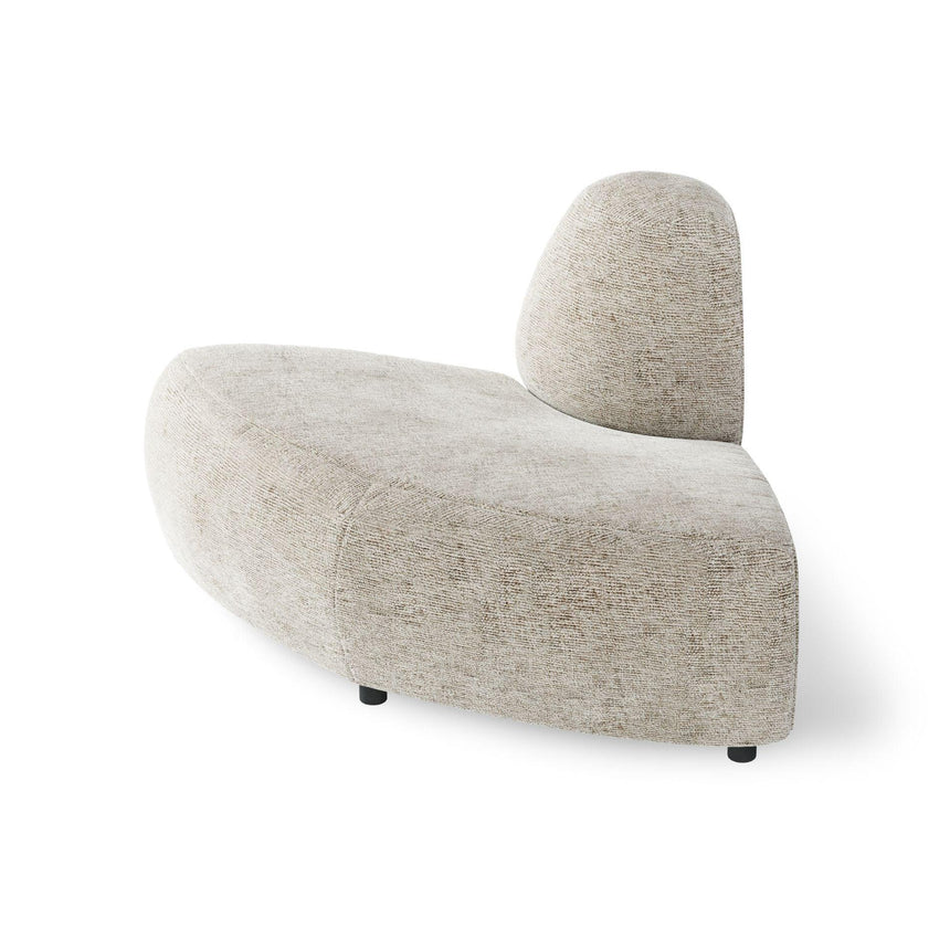 A-Round-U szövet kanapé vég elem-0