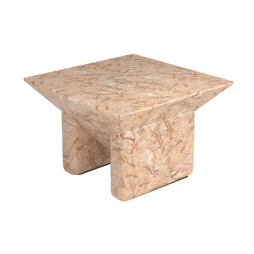 Prism marble-effect coffee table