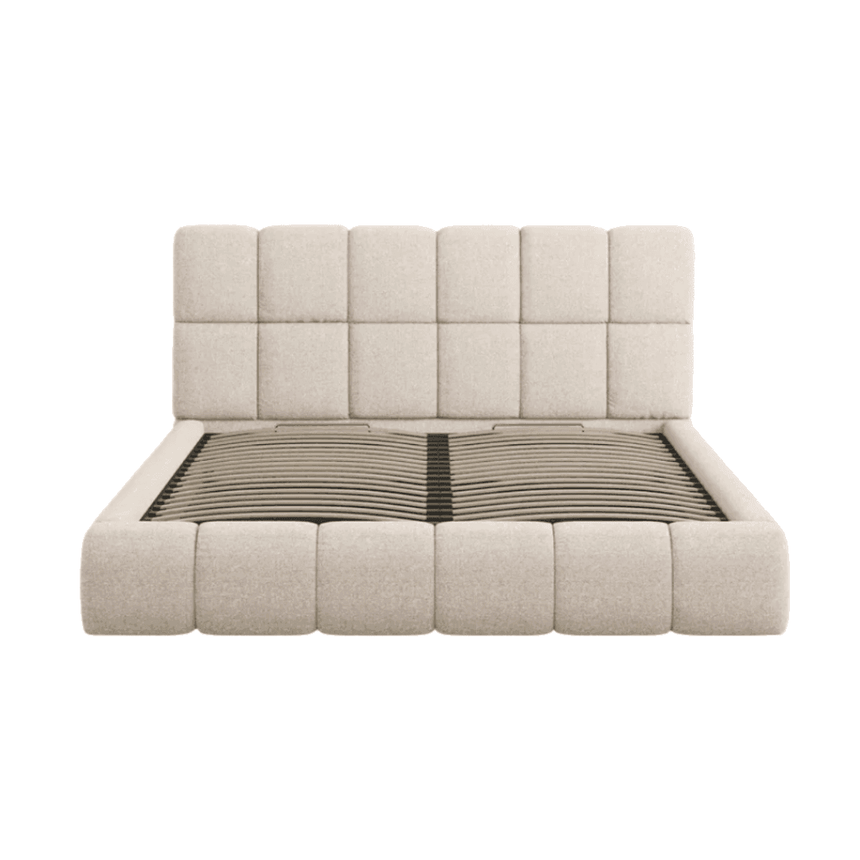 Bellis chenille bed frame 160x200