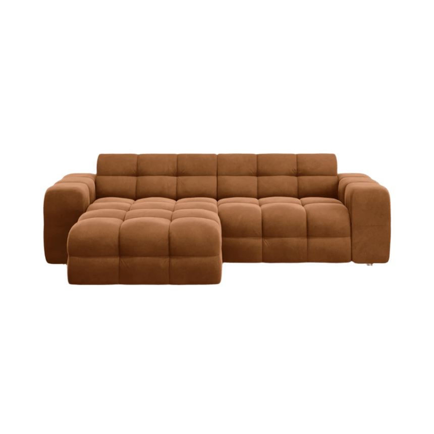 Kendal balos bársony sarokkanapé 256x173