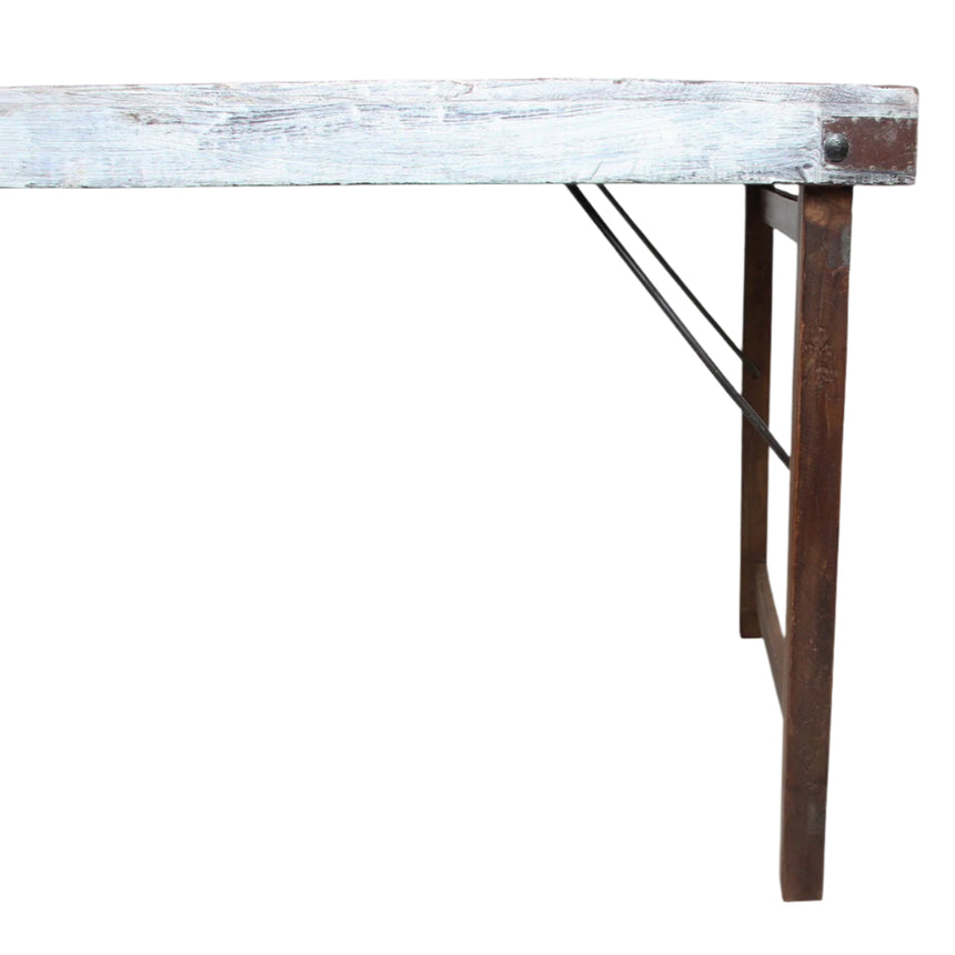 Dining wooden folding table 165x75