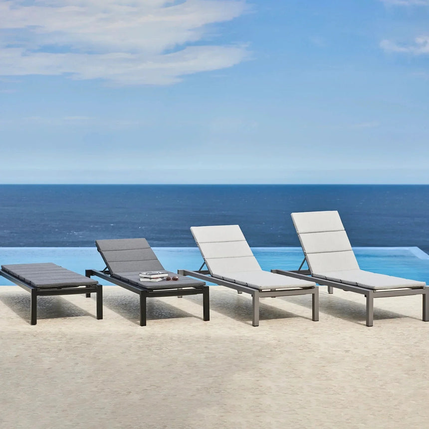 Relax szövet napozóágy párnával