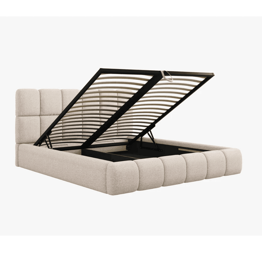 Bellis chenille bed frame 160x200