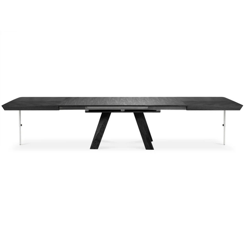 Sally extendable wooden dining table