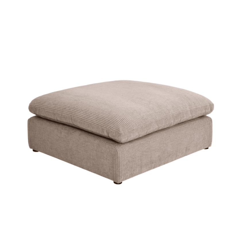 Lazy corduroy pouf