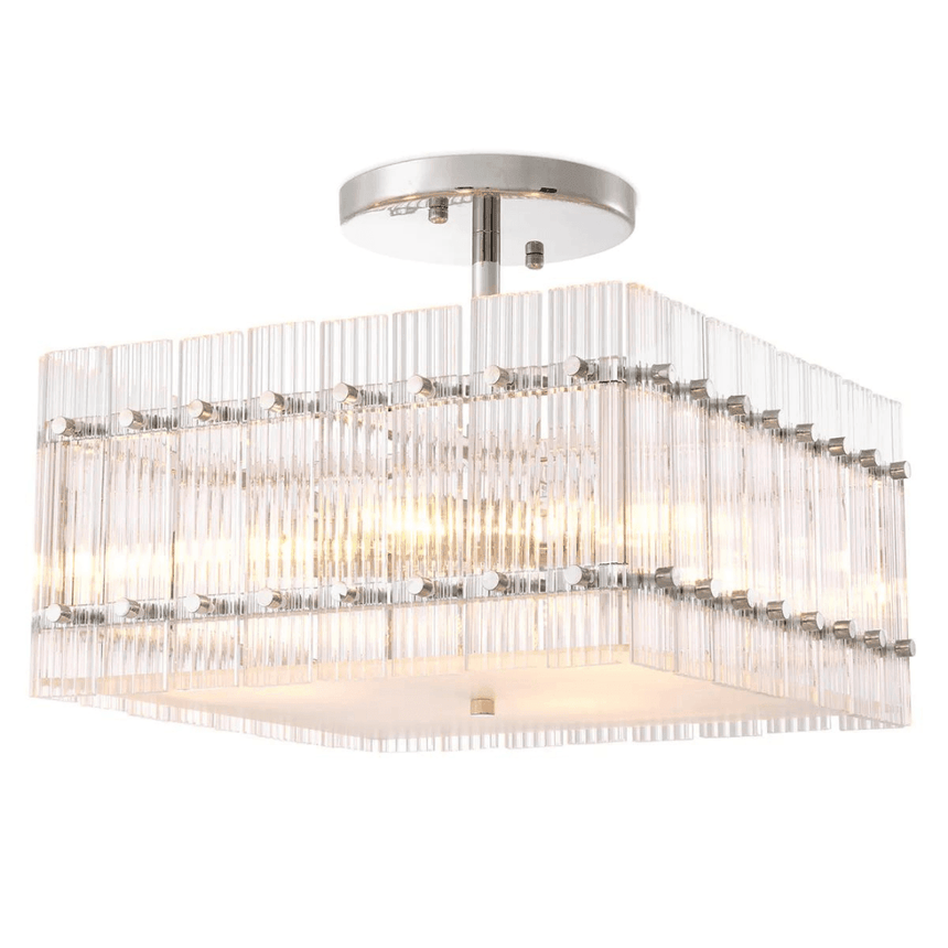 Ruby Square glass ceiling lamp