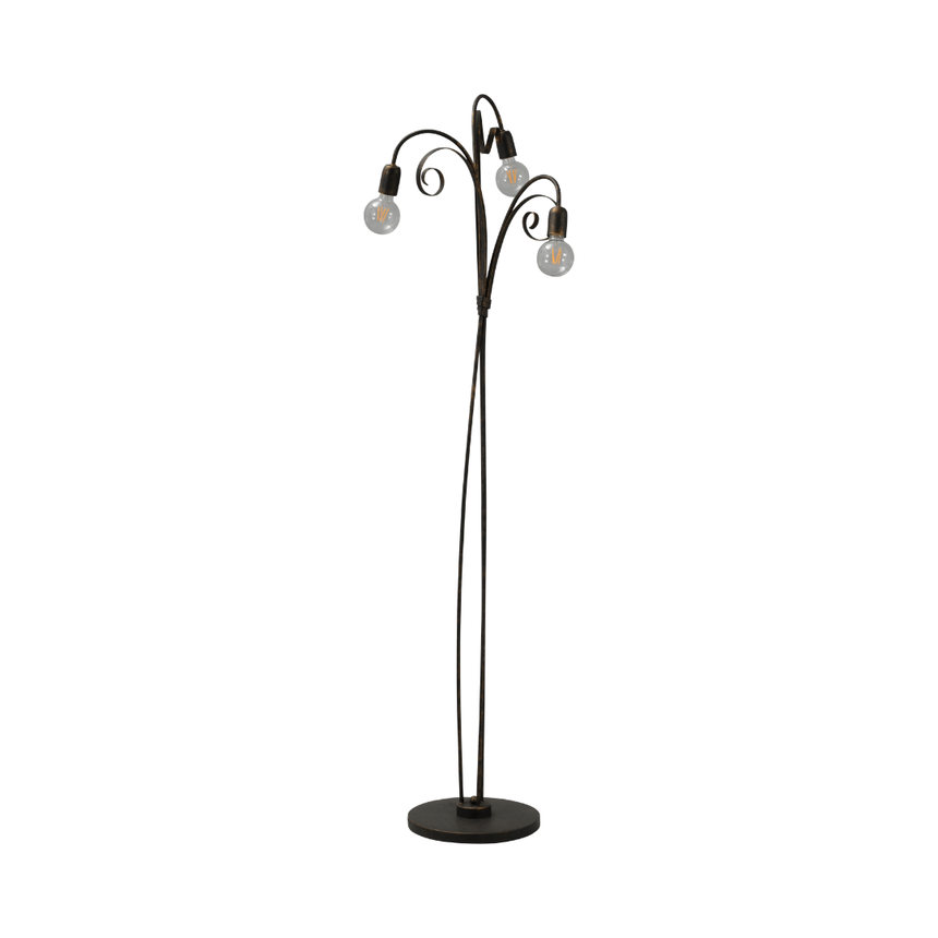 Curlie metal floor lamp