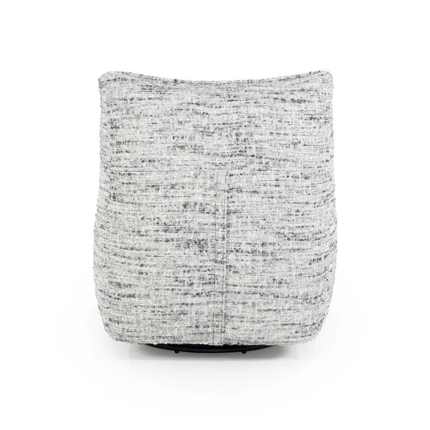 Loys fabric swivel armchair