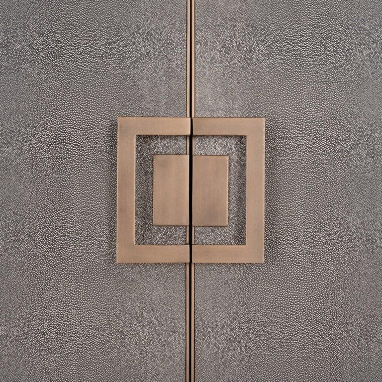 Bloomville 2 ajtós textilbőr bárszekrény - Dutch Home