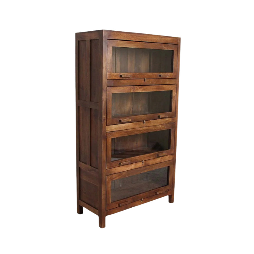Library wooden cabinet 90x162