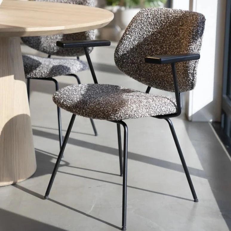 Jon szövet karfás szék - Dutch Home