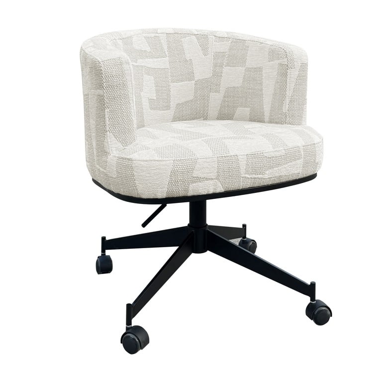 Rochenne fabric rolling chair