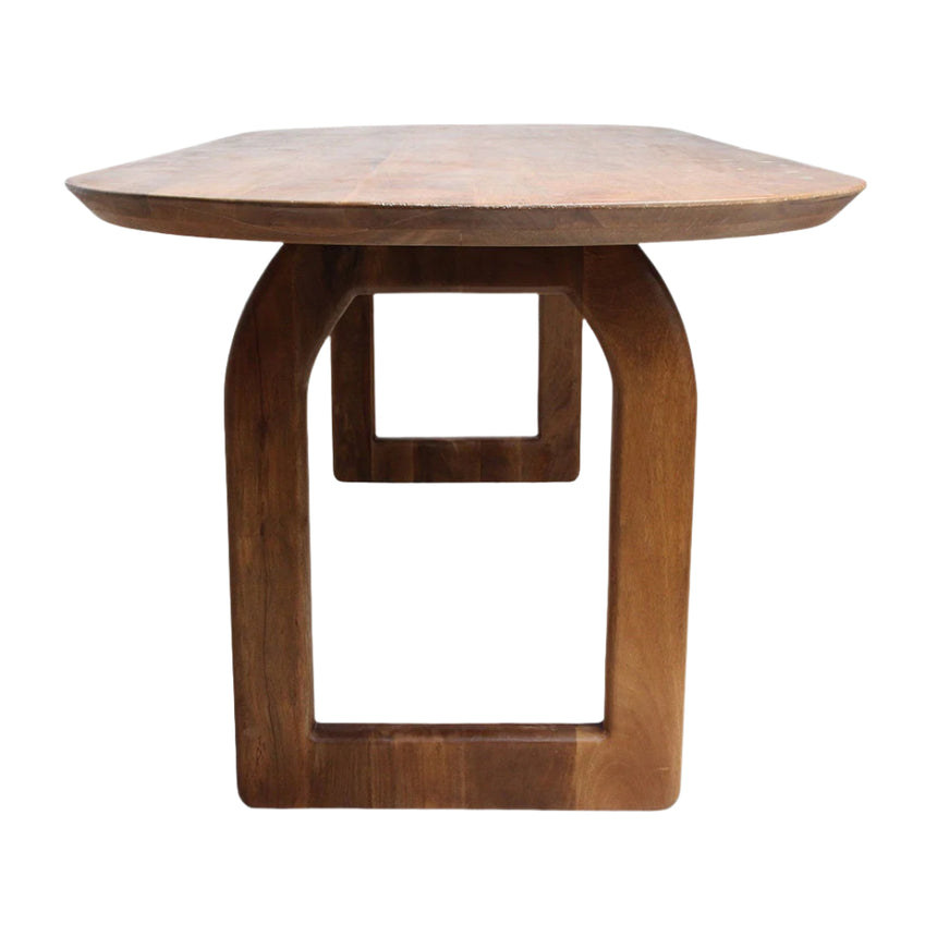 Bullnose Open fa étkezőasztal 240x90