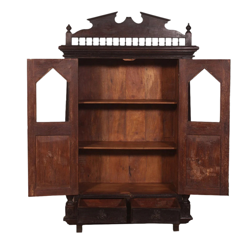Black wooden cabinet