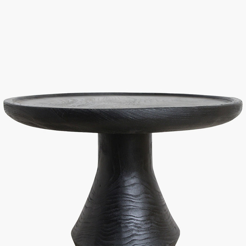 Nero Twilight wooden side table