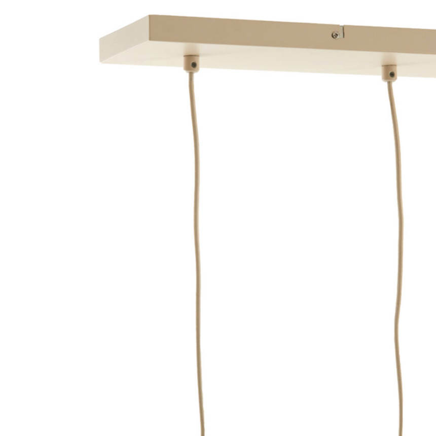 Elati fabric pendant lamp 5 bulbs