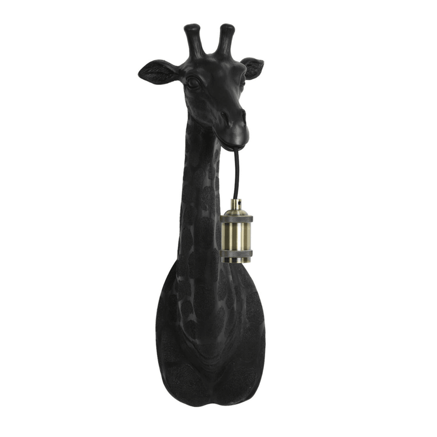 Giraffe resin wall lamp