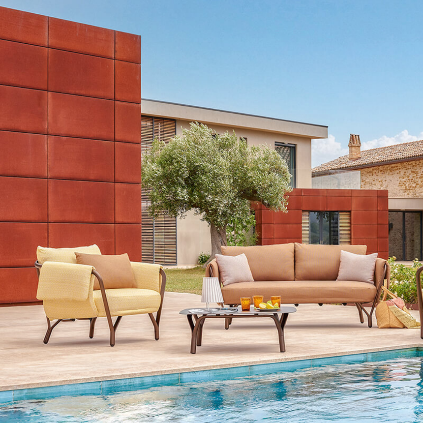 Angel szövet kerti kanapé