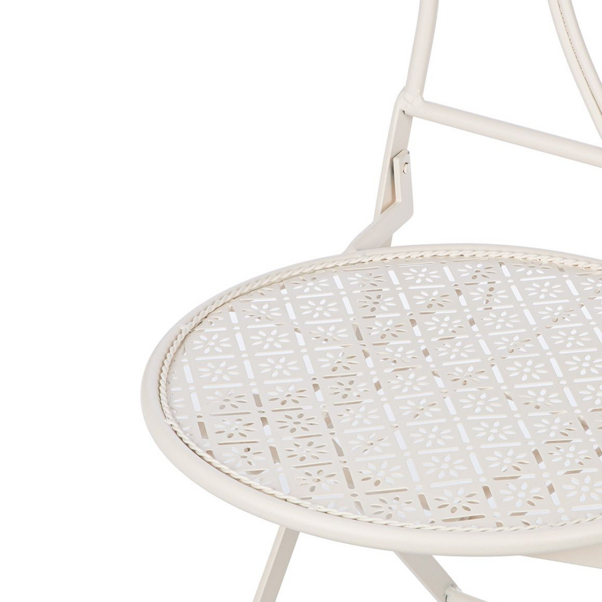 Floral fém kerti bisztró szett