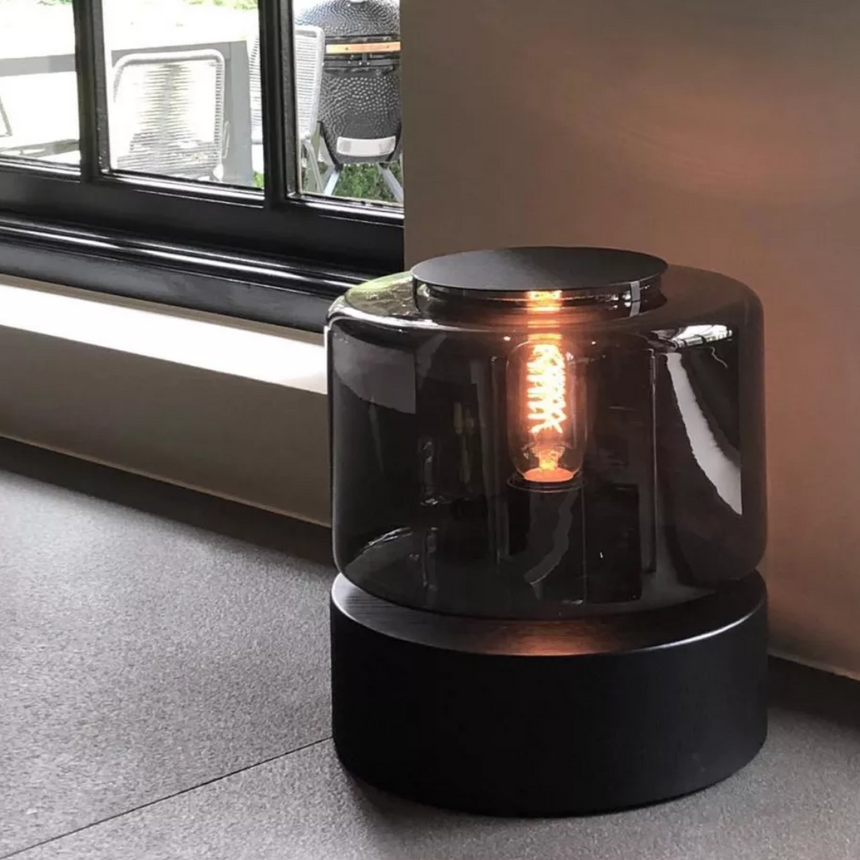 Drum Wood fa asztali lámpa