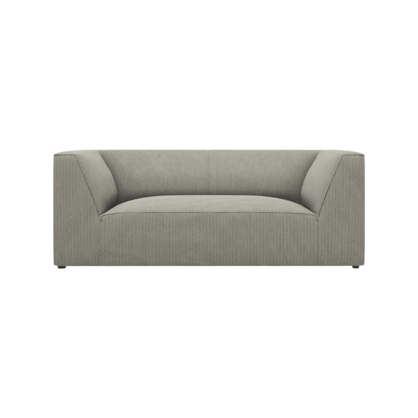 Ruby 2-seater corduroy sofa