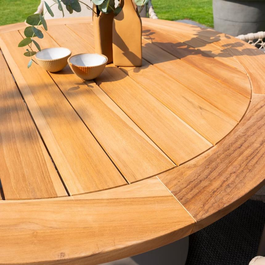 Saba wooden garden table