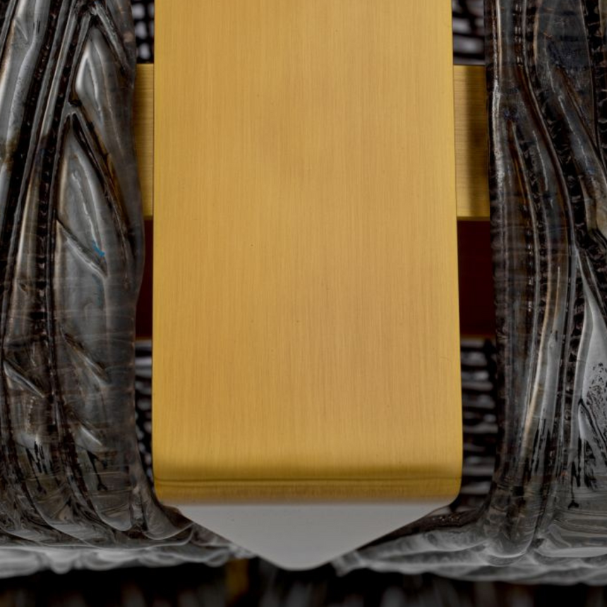 Jasper round metal flower pot medium