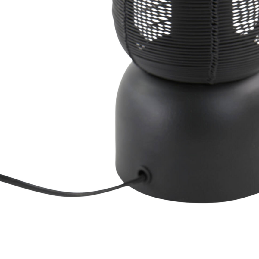 Lezuza fém asztali lámpa Ø11