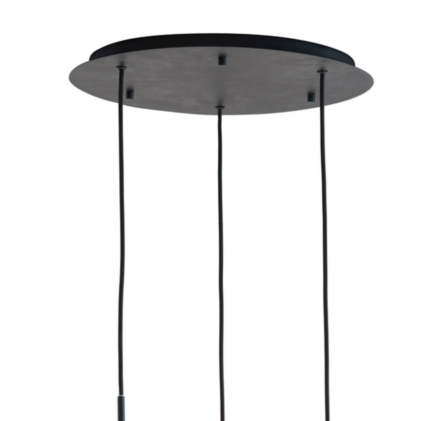 Mayson üveg függőlámpa 3 izzó