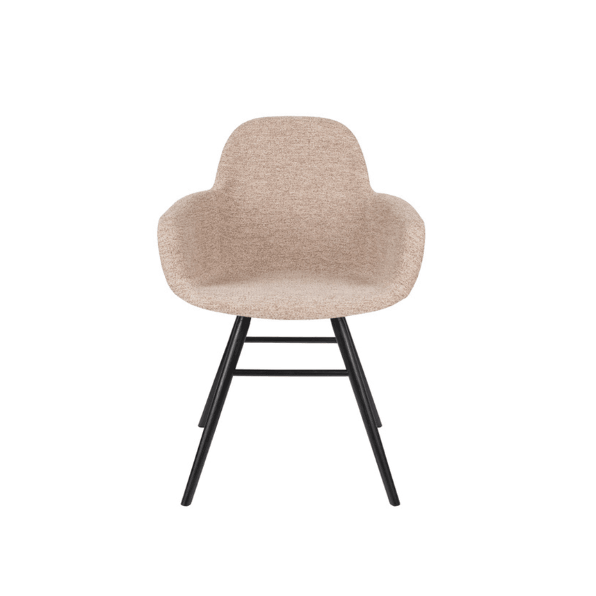 Albert Kuip fabric chair with armrests