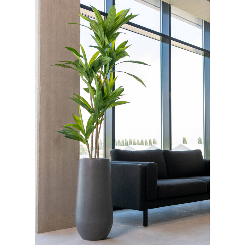 Nax stone flower pot Ø35