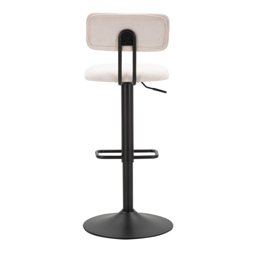 Light kordbársony bárszék szettben