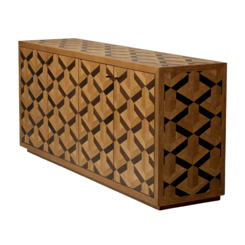 Modesto wooden bedside table