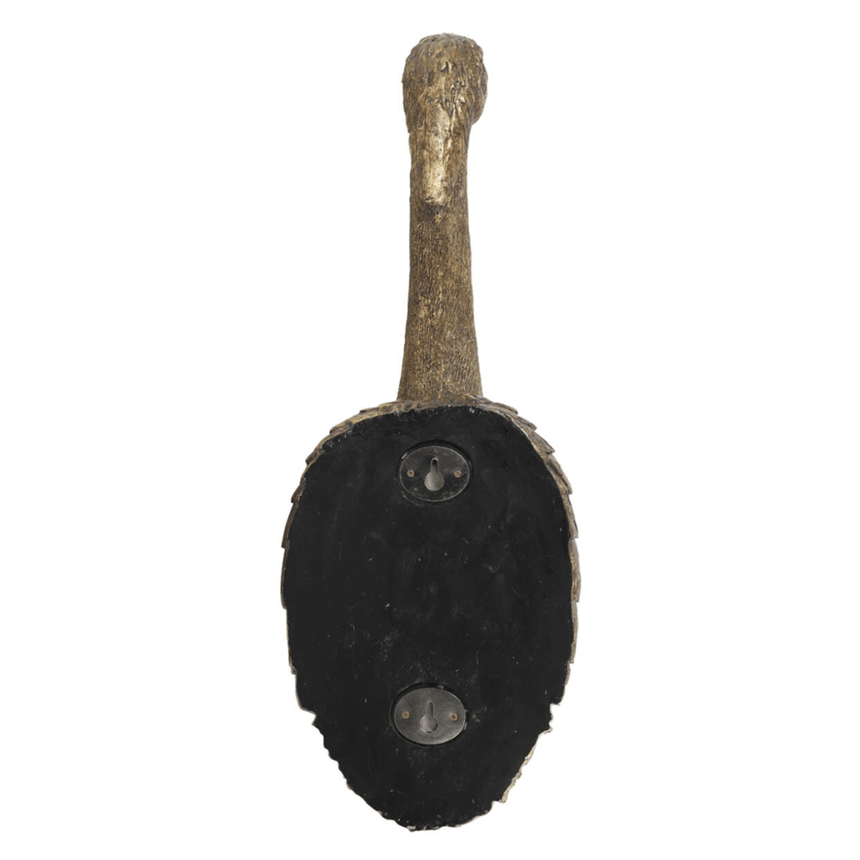 Crane resin wall lamp