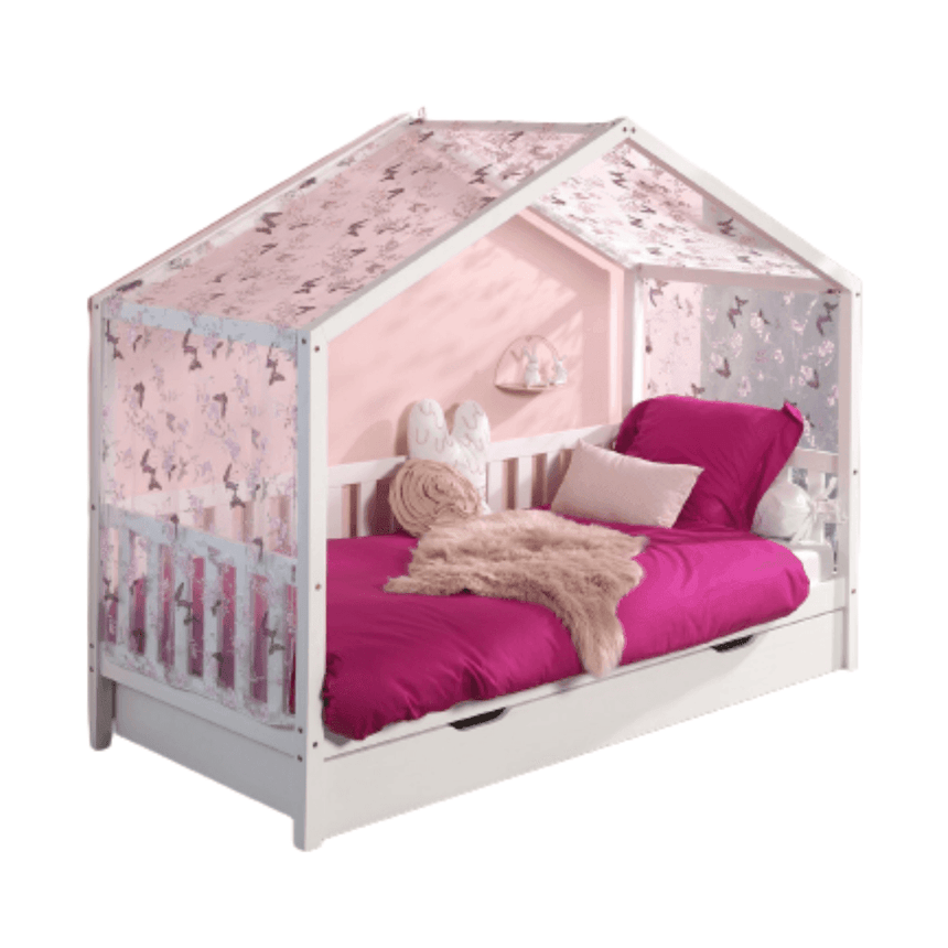 Dallas HK03 wooden house children's bed set