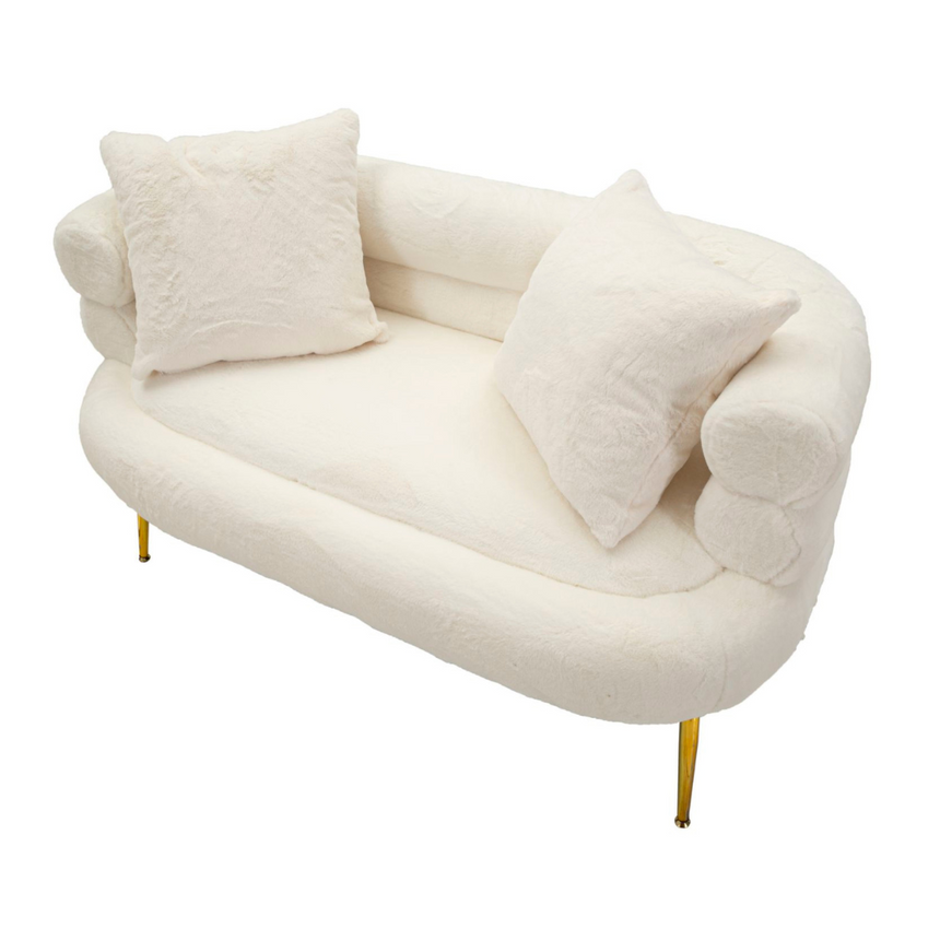 Soffy 2-seater plush sofa