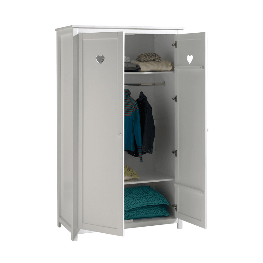 Amori 2-door wooden children's wardrobe