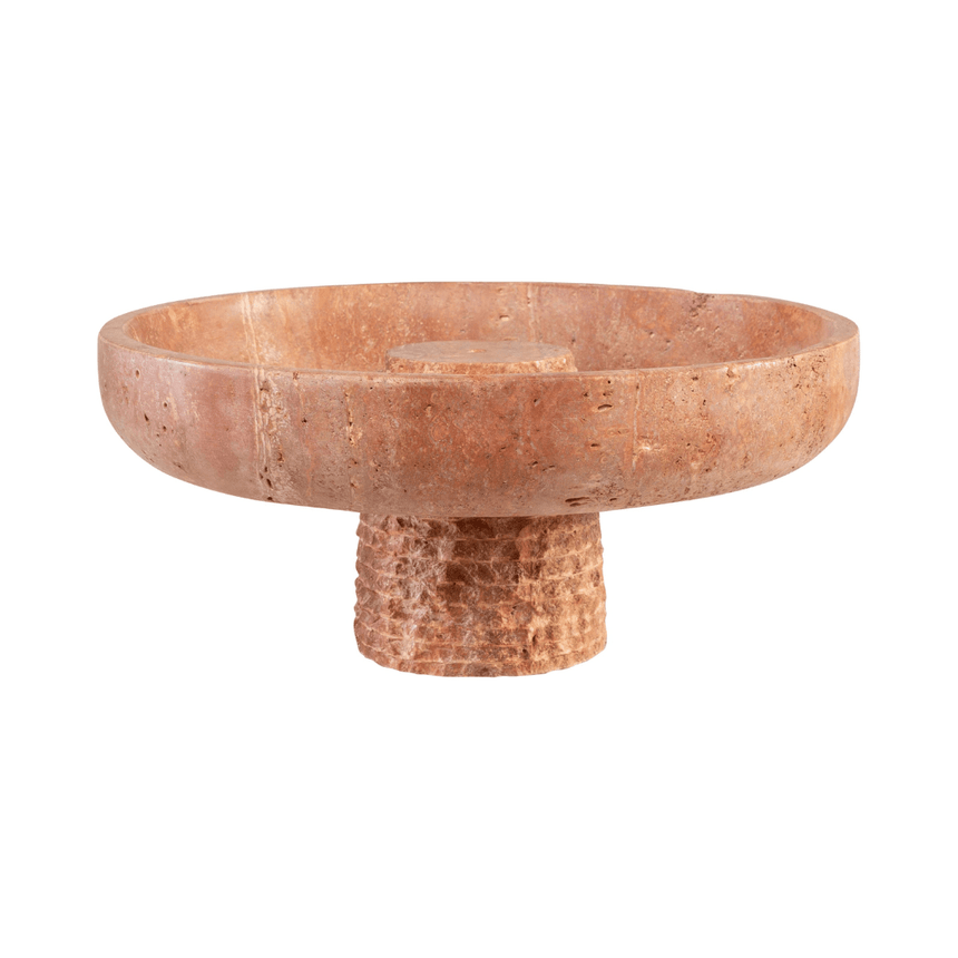 Chisel limestone bowl