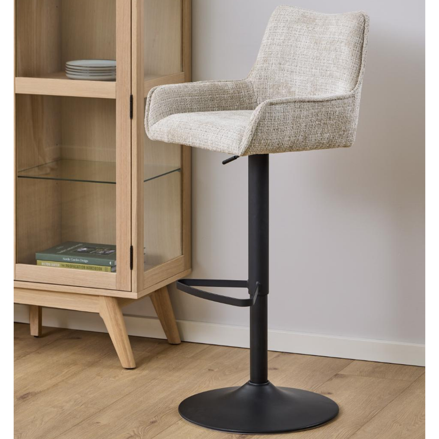 Eddie fabric swivel chair