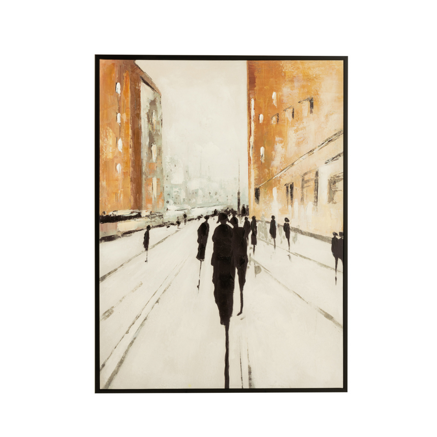 Walking canvas wall art