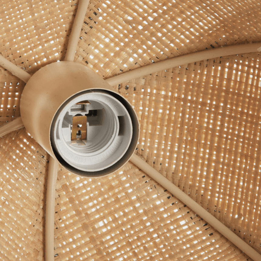 Sulina raffia wall lamp