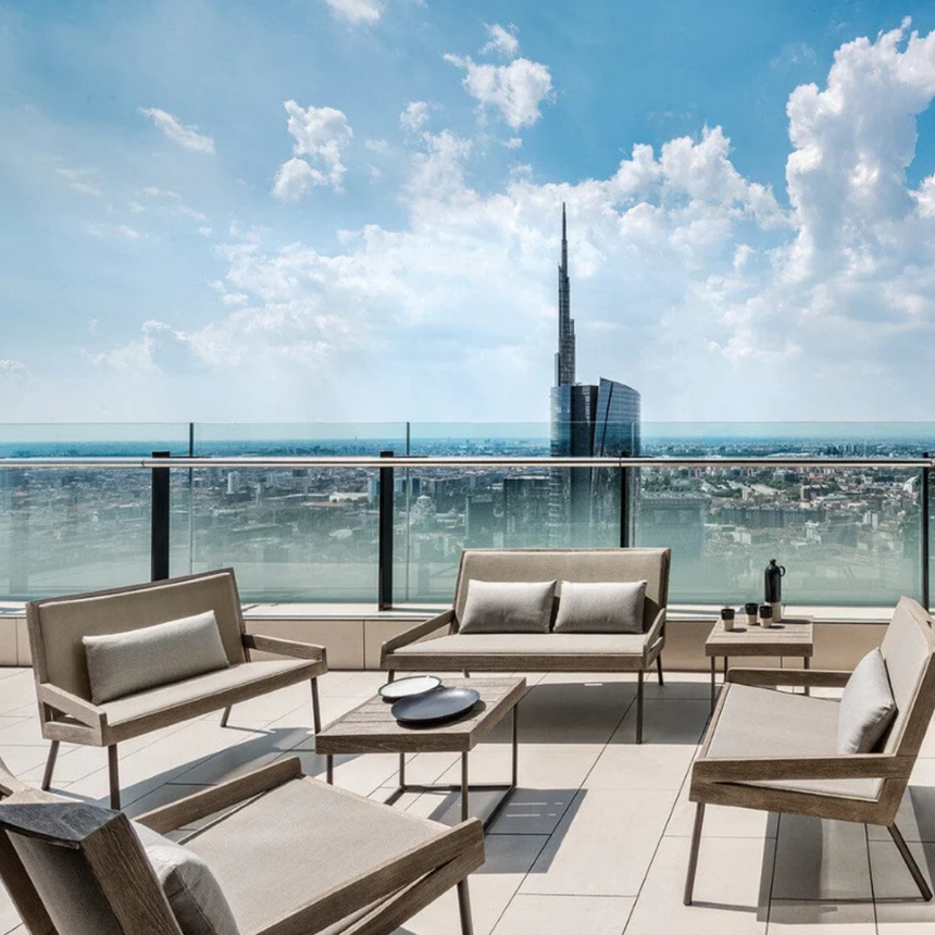 Kilt garden coffee table